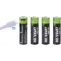 Voltcraft VC-AA1300USB USB-C nabíjateľné Li-Ion AA batérie 1300 mAh 1,5 V, balenie 4 ks