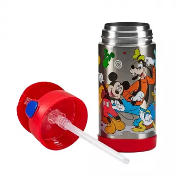 THERMOS FUNTAINER izotermická fľaša so slamkou, Disney Mickey, 0,35 L, nerezová oceľ, PP viečko 4113.411.035