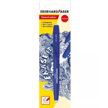 Faber-Castell Eberhard Faber Erase It! gélové pero modré 0,7 mm plniteľné vymazateľné 582181
