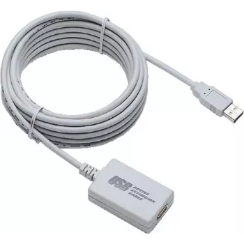 EXSYS EX-1401 aktívny USB 2.0 predlžovací kábel 5m USB-A konektor samec na konektor samica s regeneráciou signálu