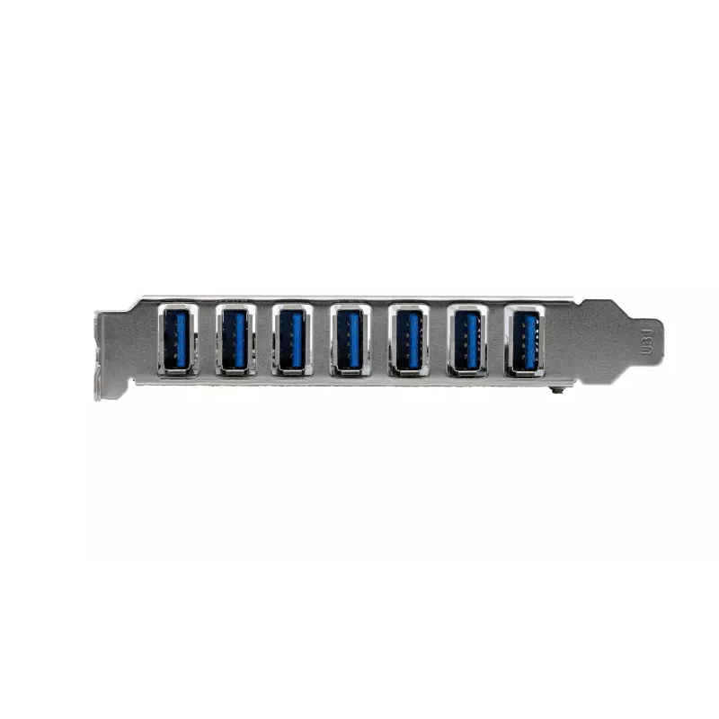EXSYS USB 3.2 Gen 1 PCIe karta so 7 portami (VIA čipset) EX-11088-2
