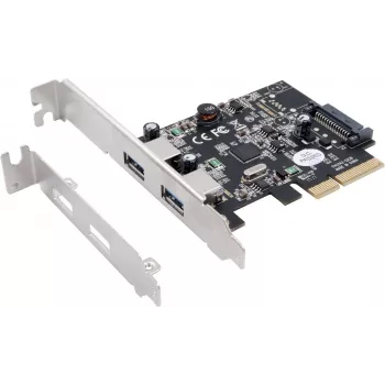 EXSYS EX-12001-2 PCIe x2 Low-Profile USB 3.2 Gen 2x2 adaptér