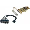 EXSYS EX-45368 PCIe 8S sériová RS-232/422/485 karta vrátane Low-Profile držiaka (SystemBase)