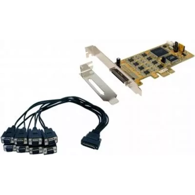 EXSYS EX-45368 PCIe 8S sériová RS-232/422/485 karta vrátane Low-Profile držiaka (SystemBase)