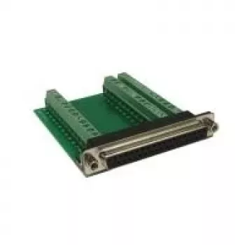 EXSYS EX-49040 D-SUB 37-pin konektor samec na svorkovnicový blok adaptér, zelený/strieborný