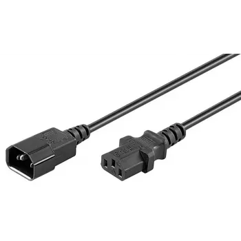 MicroConnect PE1413BL18 napájací kábel C14 na C13 1,8 m čierny