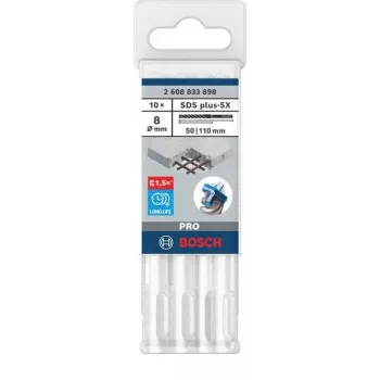 BOSCH PRO SDS Plus-5X vrták do kladiva 8x50x110 mm 2608833898