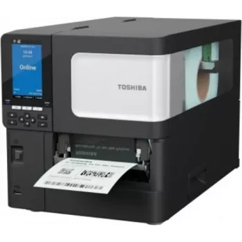 Toshiba BX410T-GS02-QM-S priemyselná tlačiareň čiarových kódov, 203 dpi, termotransfer/priama termotlač, USB & LAN, farebný LCD, Near Edge, A-BRID OS 18221169006