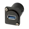 EXSYS EX-49154 D-typ adaptér USB-A konektor samica na samica 90°, USB 3.2 Gen 1