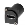 EXSYS EX-49170 DisplayPort na Mini DisplayPort konektor samica montážny adaptér, 4K UHD