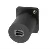 EXSYS EX-49170 DisplayPort na Mini DisplayPort konektor samica montážny adaptér, 4K UHD