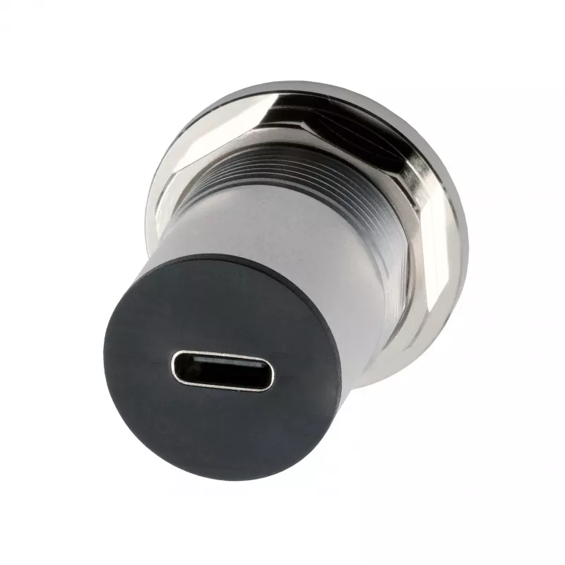 EXSYS EX-49195 USB-C konektor samica na USB-C konektor samica montážny adaptér, kov, USB 3.2 Gen 1