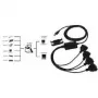 EXSYS EX-1324 USB 2.0 na 4-port RS-232 sériový adaptér, kovové puzdro, FTDI čipset, 921,6 Kbps, DB9 konektor samec