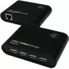 EXSYS EX-1445 Gigabit Ethernet extender kit cez 2-vodič, 500 m, čierny