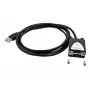 EXSYS EX-1311-2IS USB 2.0 na RS-232 sériový adaptér s čipovou sadou FTDI FT232RL, 921,6 Kbps, DB9 konektor samec, 0,8 m kábel