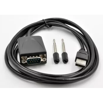 EXSYS EX-1311-2IS USB 2.0 na RS-232 sériový adaptér s čipovou sadou FTDI FT232RL, 921,6 Kbps, DB9 konektor samec, 0,8 m kábel