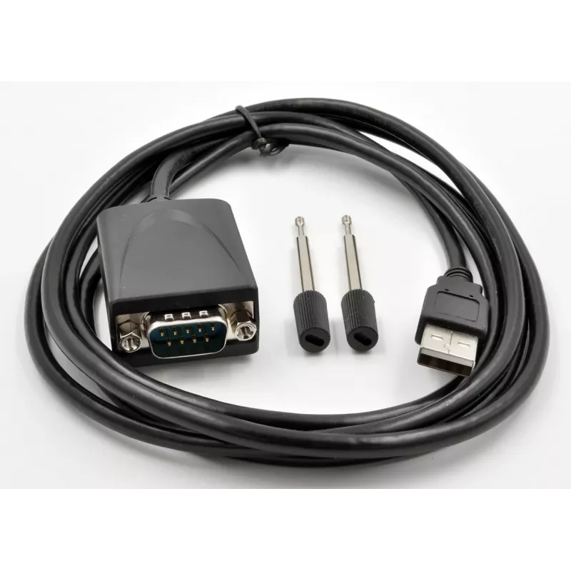 EXSYS EX-1311-2IS USB 2.0 na RS-232 sériový adaptér s čipovou sadou FTDI FT232RL, 921,6 Kbps, DB9 konektor samec, 0,8 m kábel