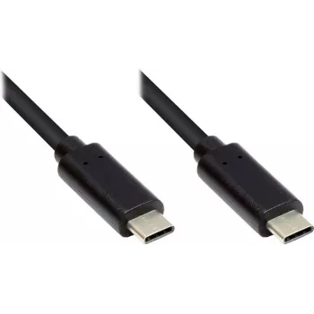 EXSYS EX-K1585-0.2 USB-C kábel 0,2 m, USB 3.2 Gen 1, čierny