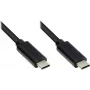 EXSYS EX-K1585-0.2 kábel USB-C 0,2 m, USB 3.2 Gen 1, čierny