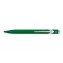 Caran d'Ache 849 Classic Line guľôčkové pero, zelené, modrý atrament, Medium 849.210