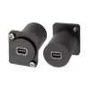 EXSYS EX-49168 zabudovateľný adaptér D-typ Mini DisplayPort konektor samica na samicu