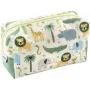 FABER-CASTELL EBERHARD FABER Jumbo Safari peračník polyester s veľkou hlavnou priehradkou, zips, 1 kus (577438)
