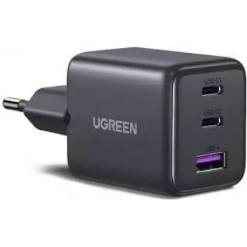 UGREEN 30W 3-portová GaN II rýchlonabíjačka USB-A a 2 x USB-C čierna (55536)