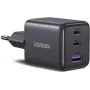 UGREEN 30W 3-portová GaN II rýchlonabíjačka USB-A a 2 x USB-C čierna (55536)