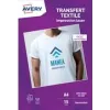 Avery transferový papier na tričká A4 biely pre svetlé látky, laserové tlačiarne, 15 listov (C9403-15)