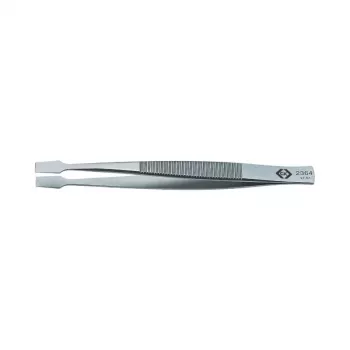 C.K Tools T2364 priemyselná pinzeta 120 mm nehrdzavejúca oceľ jemný hrot rovný antimagnetická odolná voči kyselinám