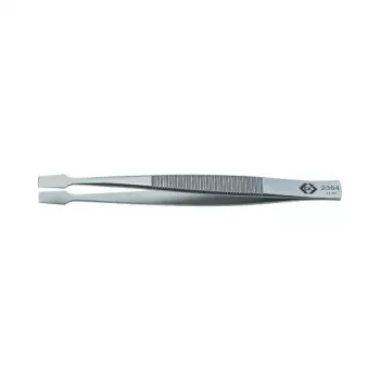 C.K Tools T2364 priemyselná pinzeta 120 mm nehrdzavejúca oceľ jemný hrot rovný antimagnetická odolná voči kyselinám