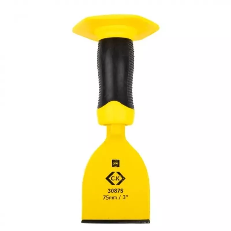C.K Tools T3087S 3 ploché dláto 75 mm šírka čepele, 220 mm dĺžka, šesťhranná stopka
