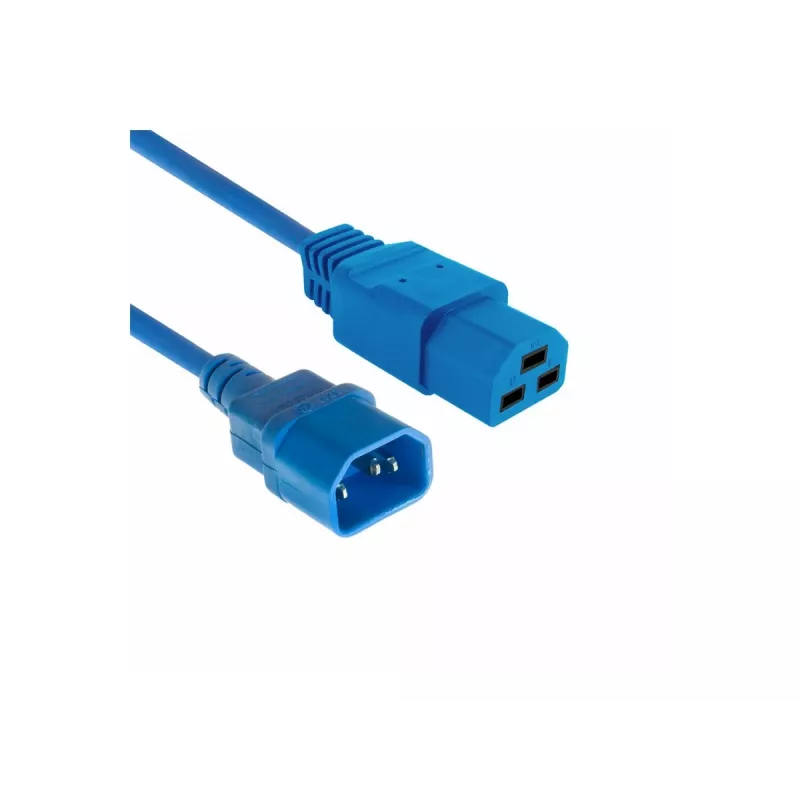 ACT napájací kábel C14 - C21 IEC60320 modrý 2,5 m (AK5383)