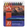 Caran d'Ache Neocolor I voskovky, sada 10 ks, okrúhle, papierový obal, homogénne farby 7000.310