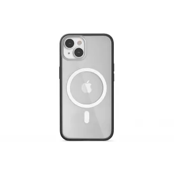 Woodcessories ECO643 puzdro na iPhone 14 Plus - ekologické čierne a transparentné zadné krytie