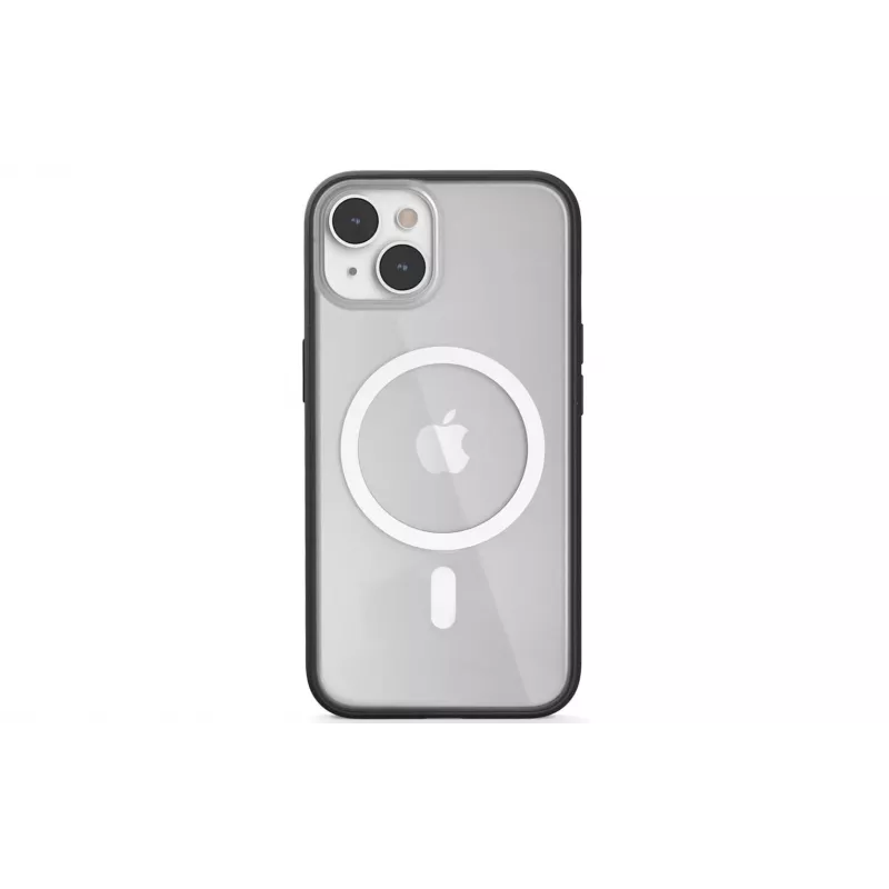 Woodcessories ECO643 puzdro na iPhone 14 Plus - ekologické čierne a transparentné zadné krytie