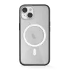 Woodcessories ECO643 puzdro na iPhone 14 Plus - ekologické čierne a transparentné zadné krytie