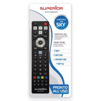 SUPERIOR ELECTRONICS náhradný diaľkový ovládač SUPTRB027 pre Sky - čierny