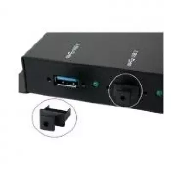 EXSYS EX-1111 USB Type-A krytky konektora proti prachu (balenie 10 ks, čierna)