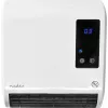 Nedis HTBA20WT keramické teplovzdušné kúrenie 1500 W biela/sivá pre až 20 m²