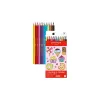 Caran d'Ache Swisscolor Kawaii Candy akvarelové pastelky, sada 12 ks, šesťhranné, céder 1285.802