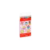 Caran d'Ache Swisscolor Kawaii Candy akvarelové pastelky, sada 12 ks, šesťhranné, céder 1285.802