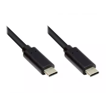 EXSYS EX-K1585-0.5 USB-C na USB-C kábel 0,5m čierny