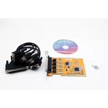 EXSYS 4-port RS-232 PCI sériová karta s čipovou sadou FTDI (EX-41084)