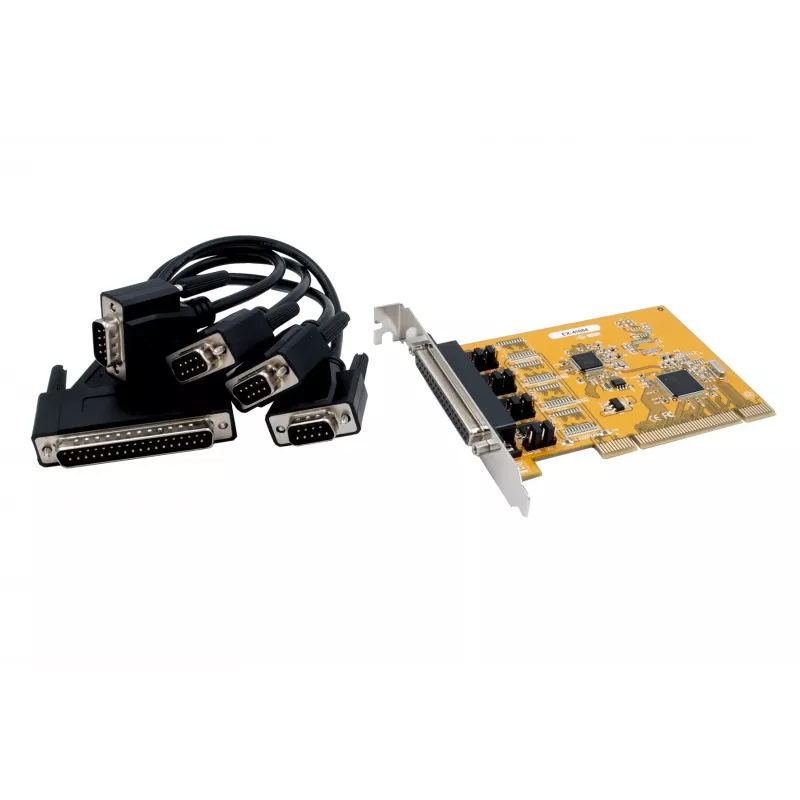 EXSYS 4-port RS-232 PCI sériová karta s čipovou sadou FTDI (EX-41084)