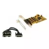 EXSYS EX-41384 PCI 4-port RS-232 sériová karta s low-profile držiakom
