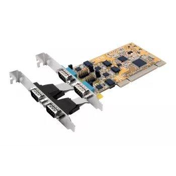 EXSYS EX-42034IS 4-port RS-232/422/485 PCI sériová karta s ochranou proti prepätiu a optickou izoláciou