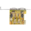 EXSYS EX-45032IS PCIe dvojitá sériová RS-232 karta, Low Profile