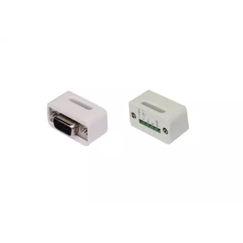EXSYS EX-47995 9-pin D-SUB na 5-pin svorkovnicový sériový adaptér, biely