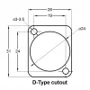 EXSYS EX-49172 D-typ adaptér USB-C konektor samica na DisplayPort konektor samica